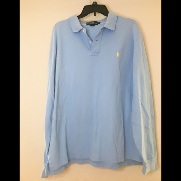 Polo Ralph Lauren baby blue long sleeve - Picture 1 of 4